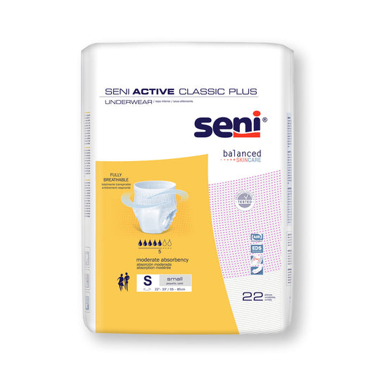 Seni Active Pull-On Underwear, Classic Plus