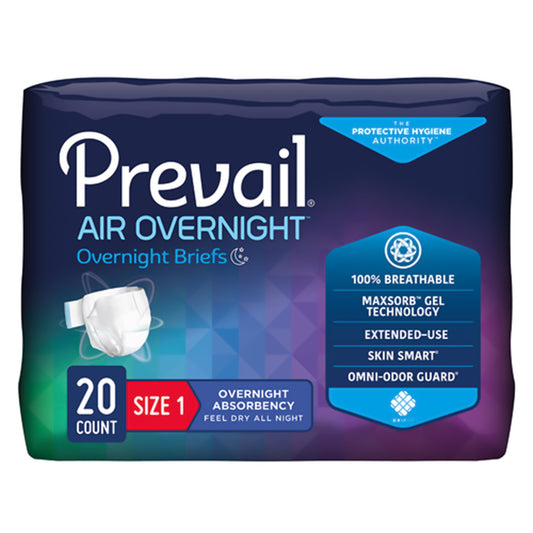 Prevail Air Overnight Brief, Overnight Absorbency