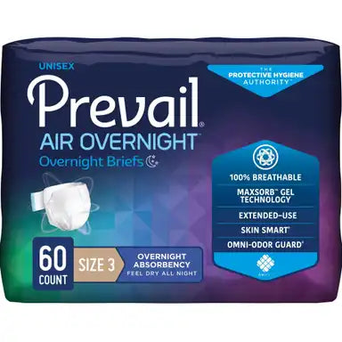 Prevail Air Overnight Brief, Overnight Absorbency