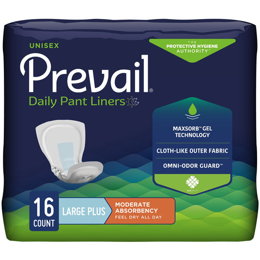 Prevail Large Plus Pant Liners, Moderate Absorbency