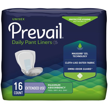 Prevail Extended Pant Liners, Maximum Absorbency