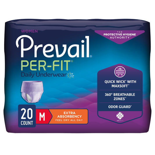 Prevail Per-Fit Pull-On Underwear for Women, Extra Absorbency